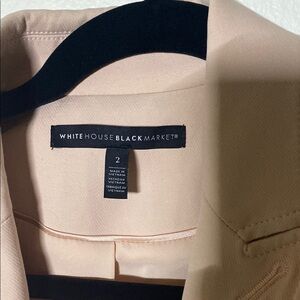 White House Black Market Tan Blazer Elegant Suit Jacket